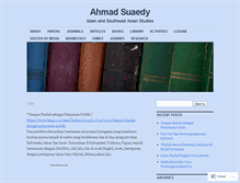 Tablet Screenshot of ahmadsuaedy.wordpress.com