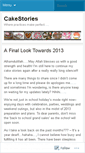 Mobile Screenshot of cakestories.wordpress.com