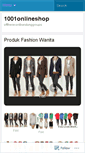 Mobile Screenshot of 1001onlineshop.wordpress.com