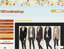 Tablet Screenshot of 1001onlineshop.wordpress.com