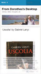 Mobile Screenshot of fromdorothea.wordpress.com