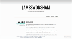 Desktop Screenshot of jamesworsham.wordpress.com