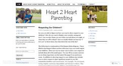 Desktop Screenshot of heart2heartparenting.wordpress.com