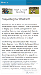 Mobile Screenshot of heart2heartparenting.wordpress.com