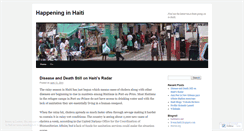 Desktop Screenshot of happeninginhaiti.wordpress.com