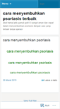 Mobile Screenshot of caramenyembuhkanpsoriasisterbaik.wordpress.com