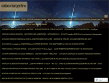 Tablet Screenshot of cataovniargentino.wordpress.com