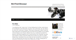 Desktop Screenshot of dailydinosaur.wordpress.com