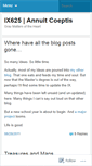 Mobile Screenshot of ix625.wordpress.com