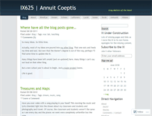Tablet Screenshot of ix625.wordpress.com
