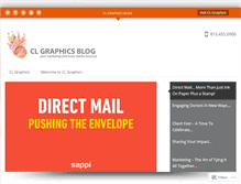 Tablet Screenshot of clgraphics.wordpress.com