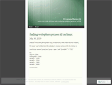 Tablet Screenshot of jamisetti.wordpress.com