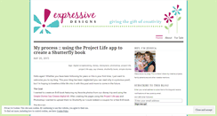 Desktop Screenshot of expressivedesigns.wordpress.com