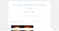 Desktop Screenshot of douglasgabelerinhabitants.wordpress.com