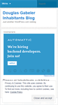 Mobile Screenshot of douglasgabelerinhabitants.wordpress.com