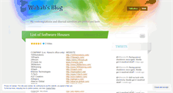 Desktop Screenshot of hellowahab.wordpress.com