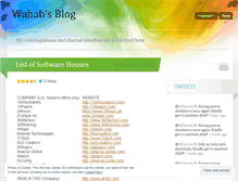 Tablet Screenshot of hellowahab.wordpress.com