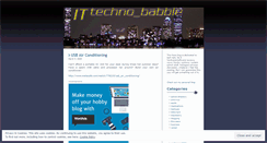 Desktop Screenshot of ittechnobabble.wordpress.com