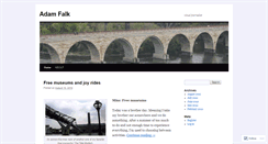 Desktop Screenshot of amfalk.wordpress.com
