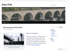 Tablet Screenshot of amfalk.wordpress.com