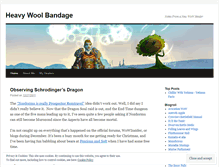 Tablet Screenshot of heavywoolbandage.wordpress.com