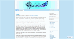 Desktop Screenshot of borbolletra.wordpress.com
