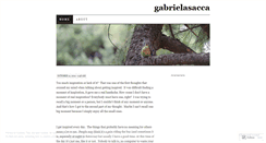 Desktop Screenshot of gabrielasacca.wordpress.com