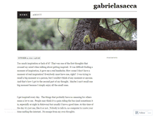 Tablet Screenshot of gabrielasacca.wordpress.com