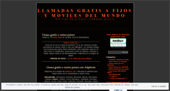 Desktop Screenshot of llamadasfree.wordpress.com