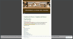 Desktop Screenshot of criaderosdeperros.wordpress.com