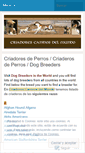 Mobile Screenshot of criaderosdeperros.wordpress.com