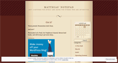 Desktop Screenshot of mattelacchiato.wordpress.com