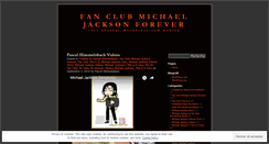 Desktop Screenshot of fanclubmichaeljacksonforever.wordpress.com