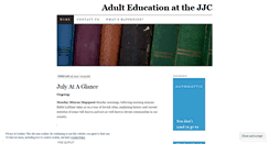 Desktop Screenshot of jjcadulteducation.wordpress.com