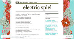 Desktop Screenshot of electricspiel.wordpress.com