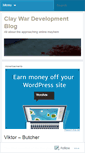 Mobile Screenshot of claywargame.wordpress.com