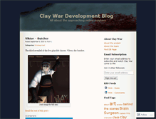 Tablet Screenshot of claywargame.wordpress.com