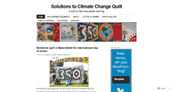 Desktop Screenshot of climatesolutionsquilt.wordpress.com
