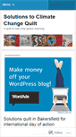 Mobile Screenshot of climatesolutionsquilt.wordpress.com