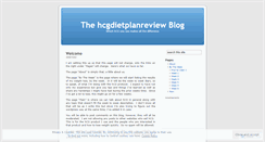 Desktop Screenshot of hcgdietplanreview.wordpress.com