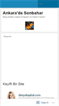 Mobile Screenshot of ankaradasonbahar.wordpress.com