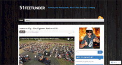Desktop Screenshot of 51feetunder.wordpress.com