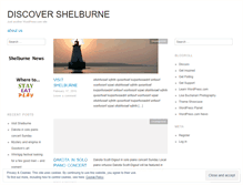 Tablet Screenshot of discovershelburne.wordpress.com