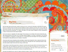 Tablet Screenshot of ithinkinit.wordpress.com
