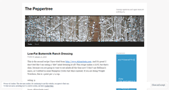 Desktop Screenshot of peppertree.wordpress.com