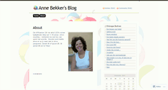 Desktop Screenshot of annebekker.wordpress.com