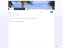 Tablet Screenshot of lautanku.wordpress.com