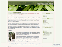 Tablet Screenshot of gardenerwithoutaclue.wordpress.com