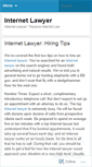 Mobile Screenshot of internetlawyer.wordpress.com