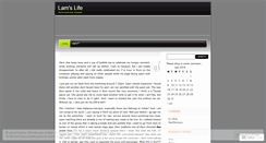 Desktop Screenshot of lamlife.wordpress.com